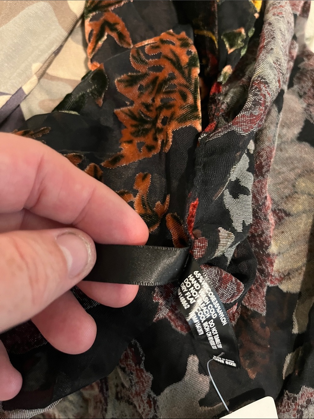 Torrid Multicolor Burnout Design Open Style Ruana Bohemian Modern Resort NWT - Picture 7 of 9